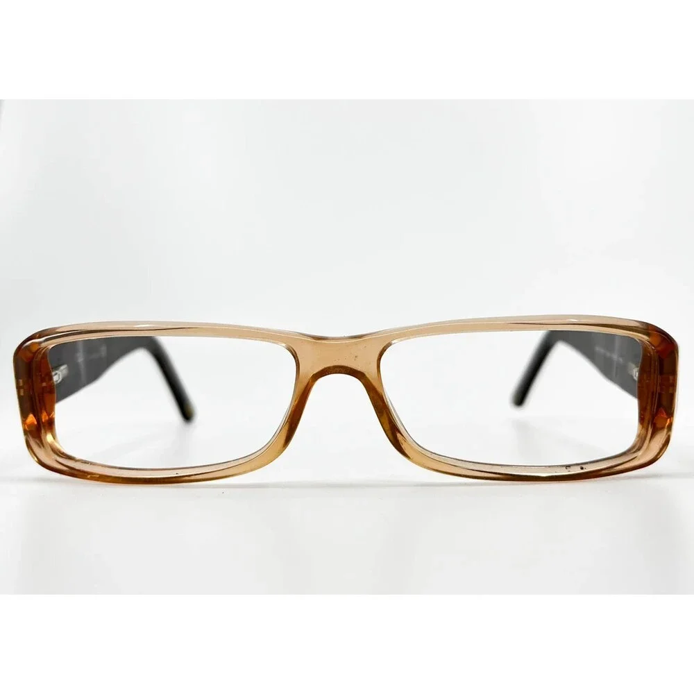 Ray-Ban RB5185 2436 Eyeglasses Frames Rectangular Brown Marble 53-14-135 2029